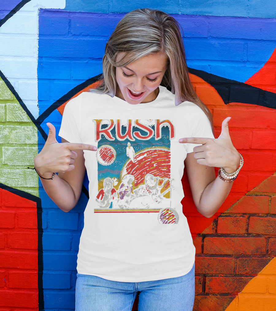 Rush Band Retro Space T-Shirt