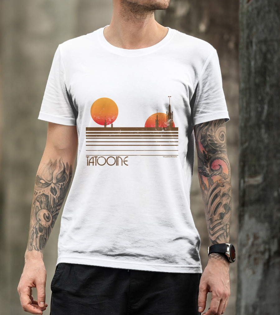 Star Wars Tatooine Sunset Twin Suns T-Shirt