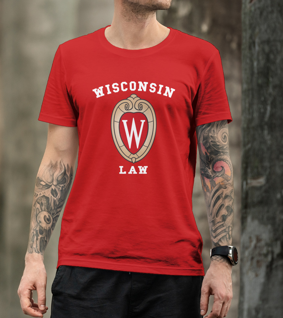 Wisconsin Law W Emblem T-Shirt