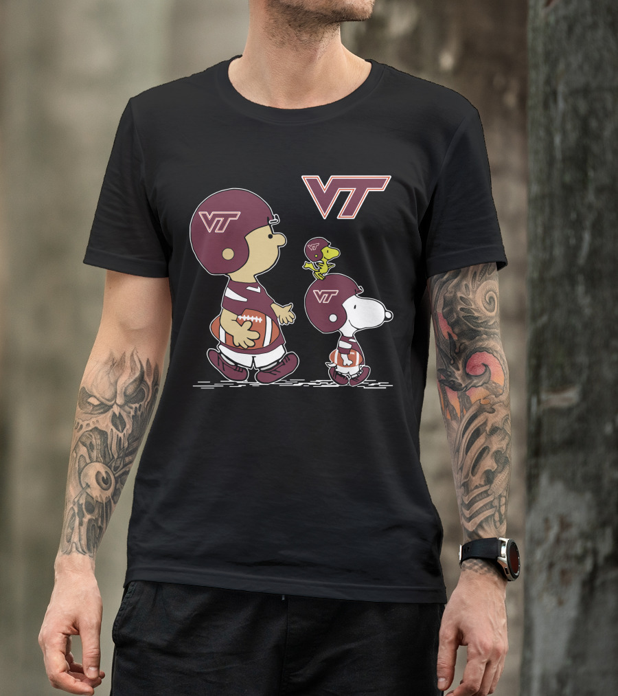 Virginia Tech Hokies Football VT Characters T-Shirt