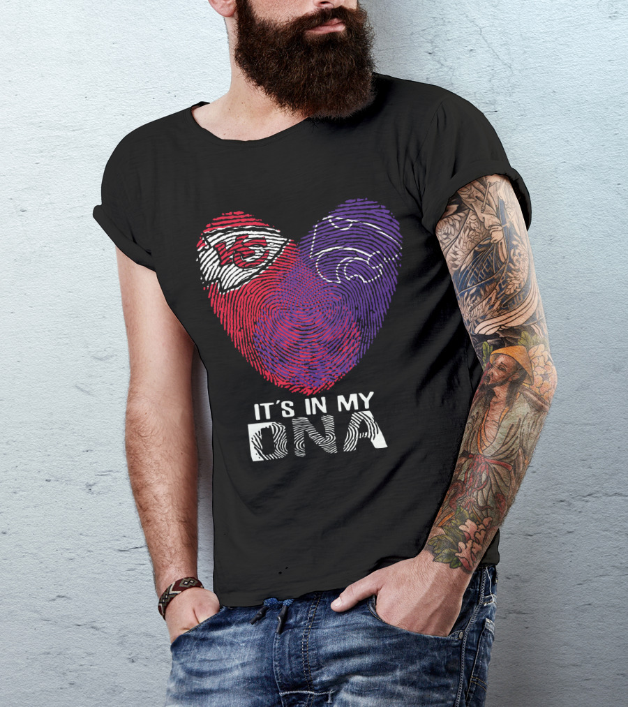 Kansas Chiefs Wildcats It's In My DNA T-Shirt