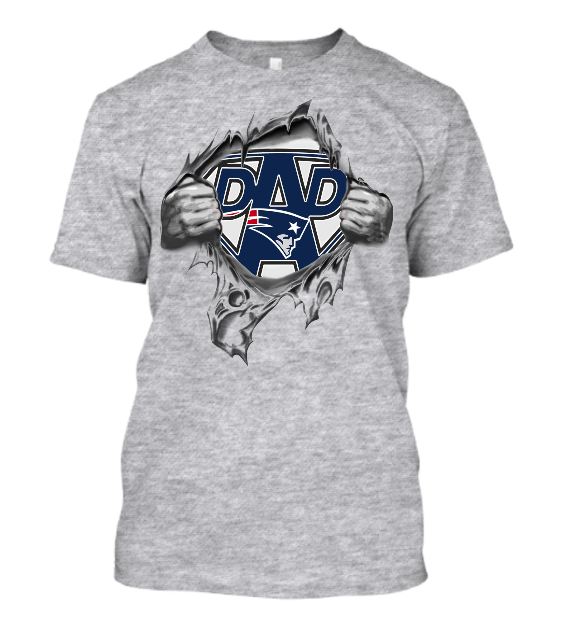 Super Dad New England Patriots Fan T-Shirt
