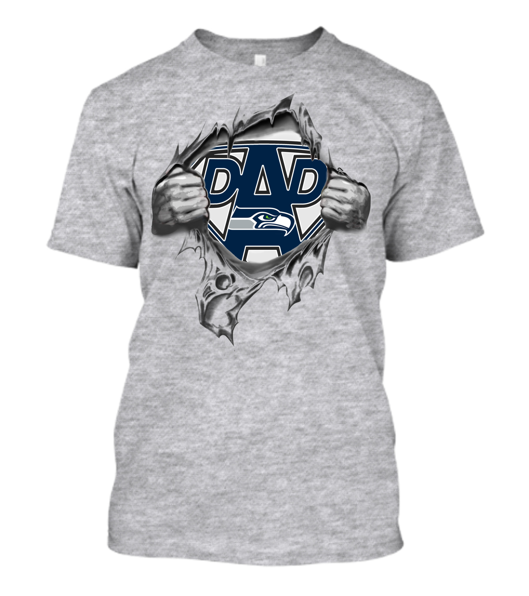 Dad Super Seattle Seahawks T-Shirt