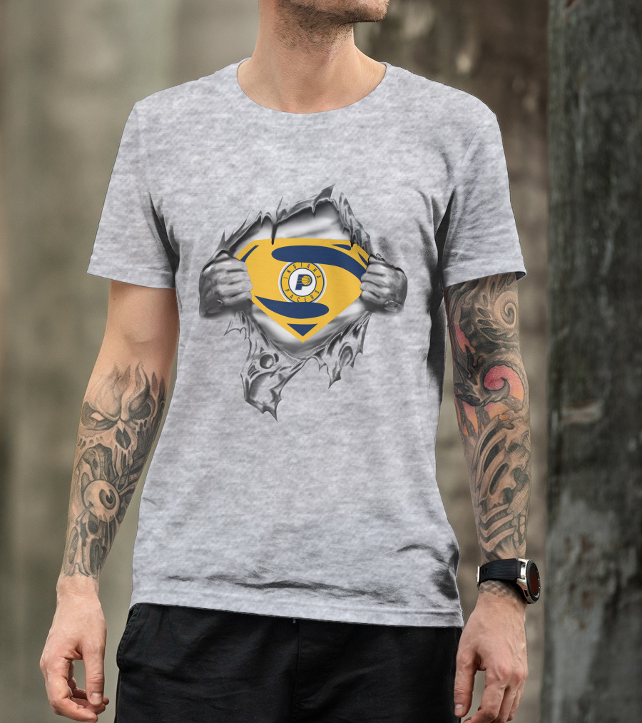 Indiana Pacers Breaking Through Super Emblem T-Shirt