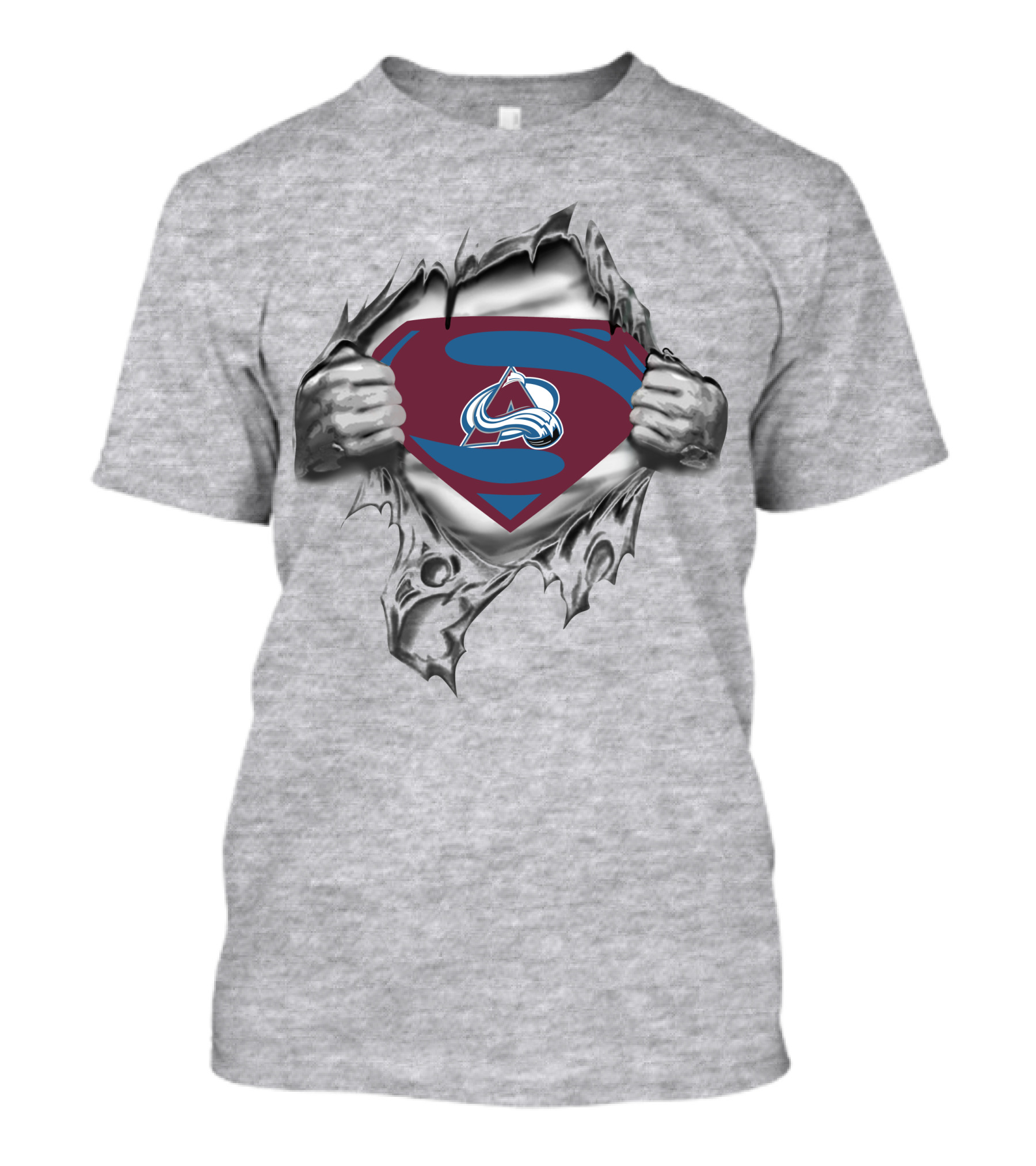 Avalanche Logo Superman Chest Rip T-Shirt