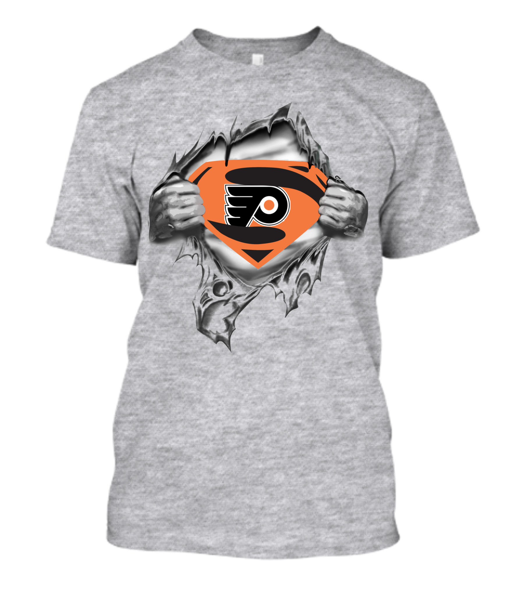 Philadelphia Flyers Superman Logo Burst T-Shirt