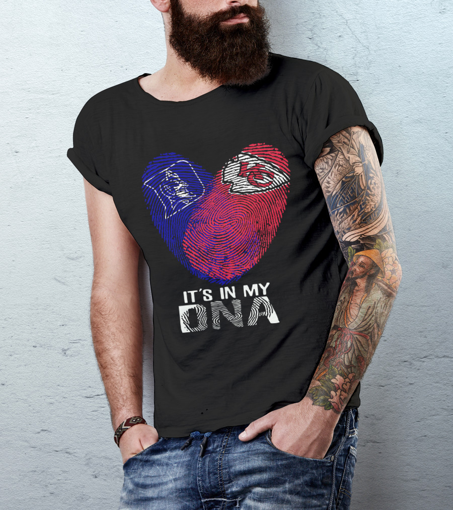 Duke Blue Devils Kansas City Chiefs It's In My Dna T-Shirt