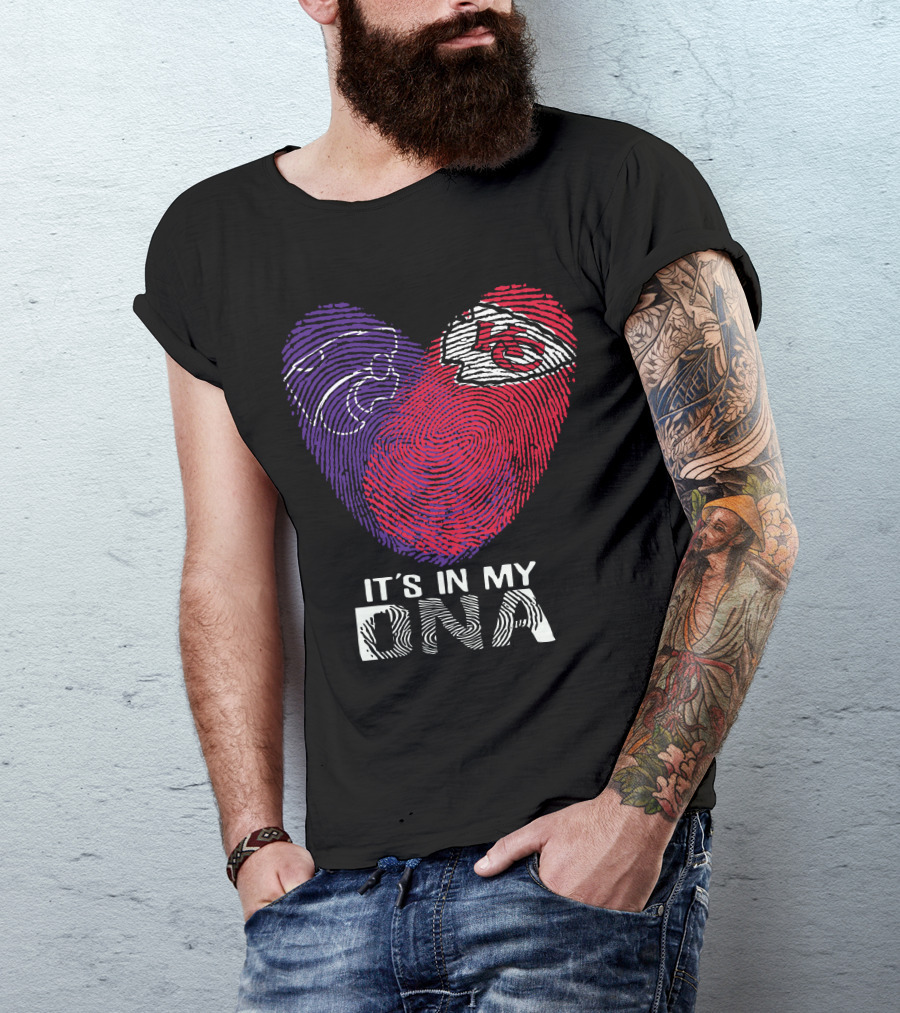 Kansas State Wildcats Chiefs It's In My Dna T-Shirt