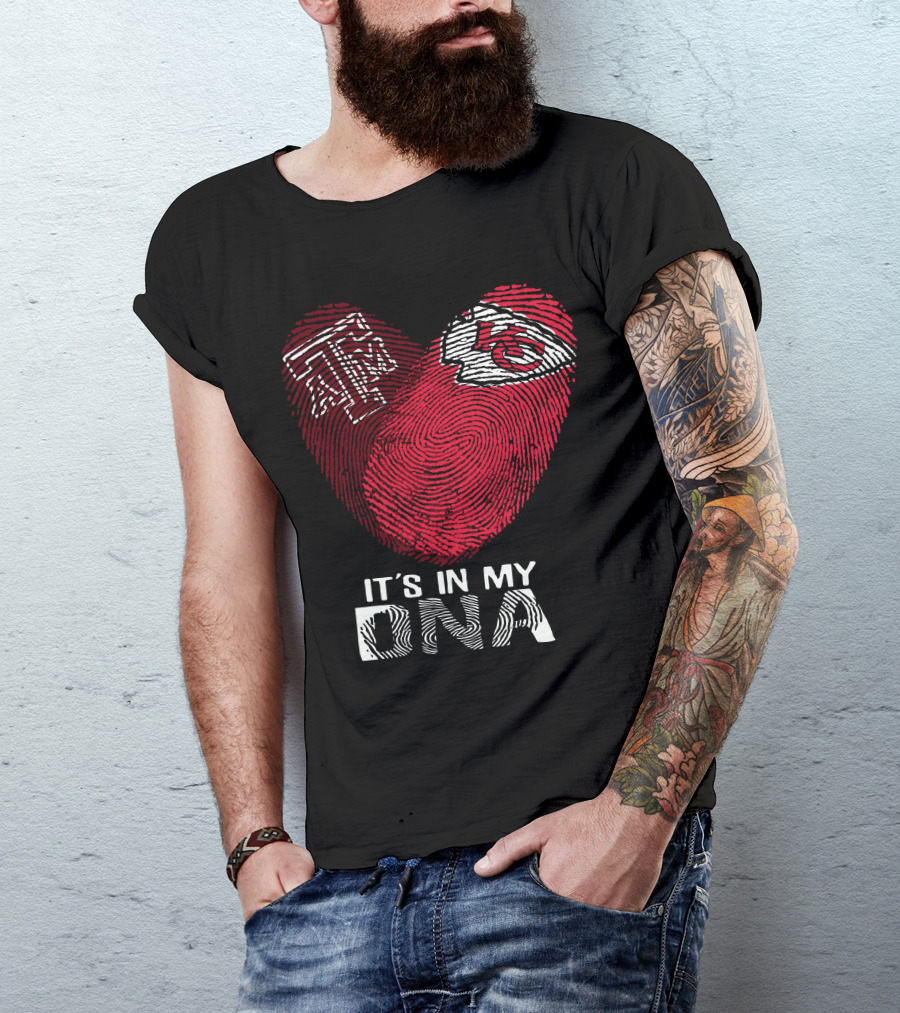 Texas A&M Aggies Kansas City Chiefs It's In My DNA T-Shirt