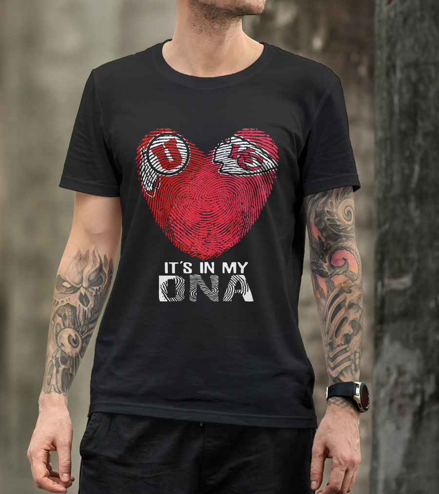 Utah Utes U And Chiefs Kc It's In My Dna T-Shirt