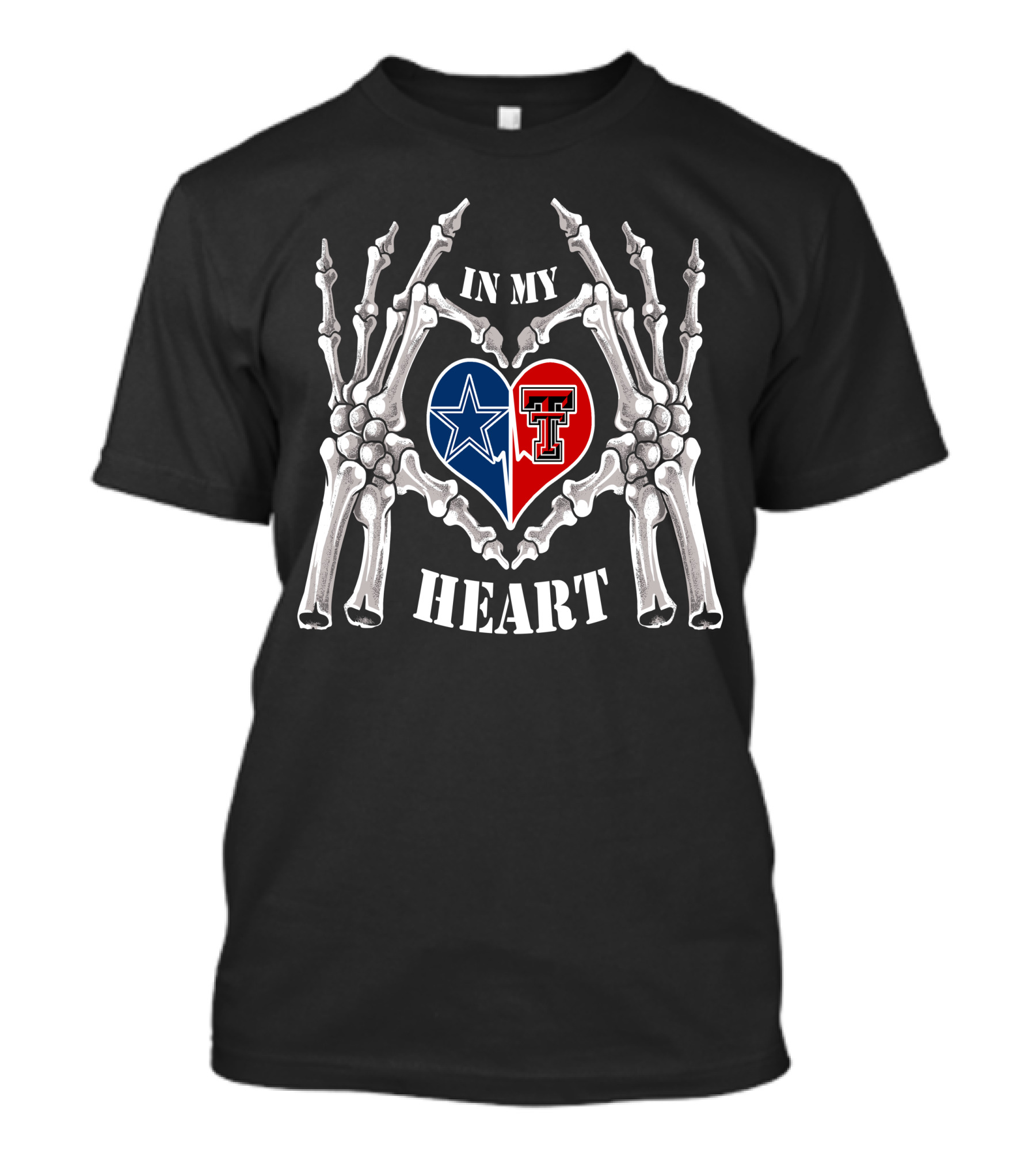 Dallas Cowboys Texas Tech In My Heart T-Shirt