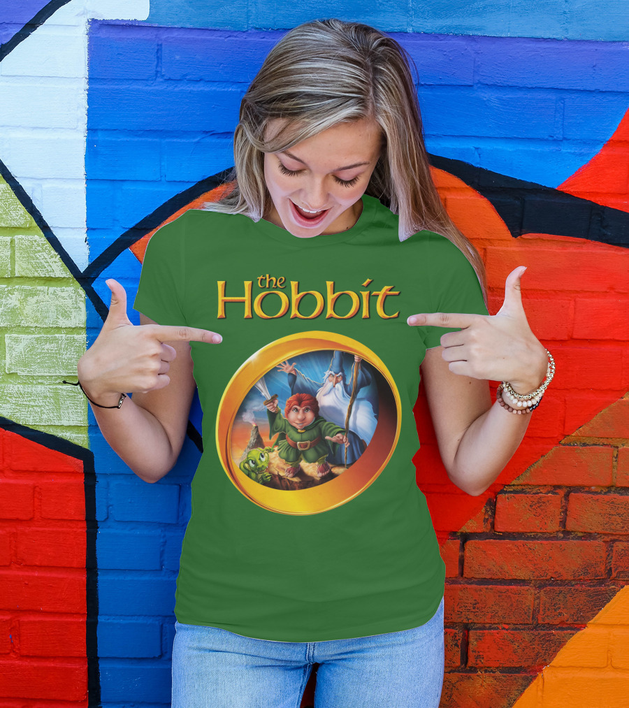 The Hobbit Gandalf Bilbo Baggins Adventure Ring T-Shirt