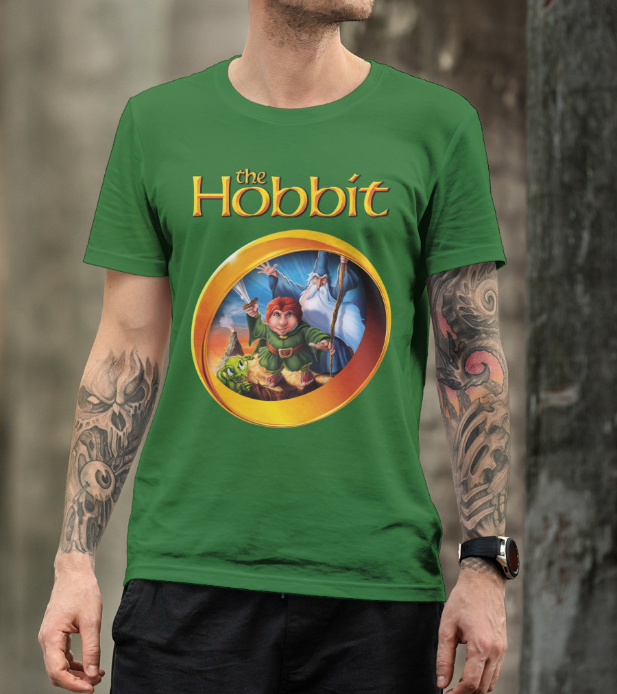The Hobbit Gandalf Bilbo Baggins Adventure Ring T-Shirt