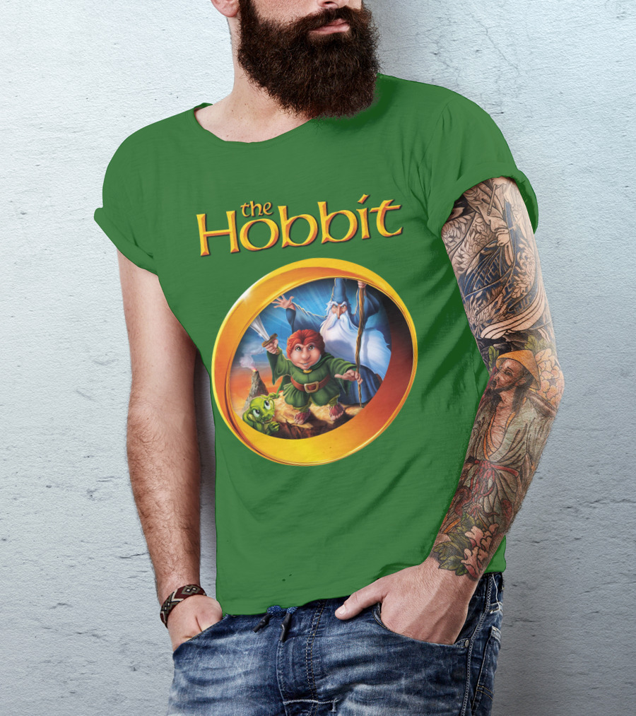 The Hobbit Gandalf Bilbo Baggins Adventure Ring T-Shirt