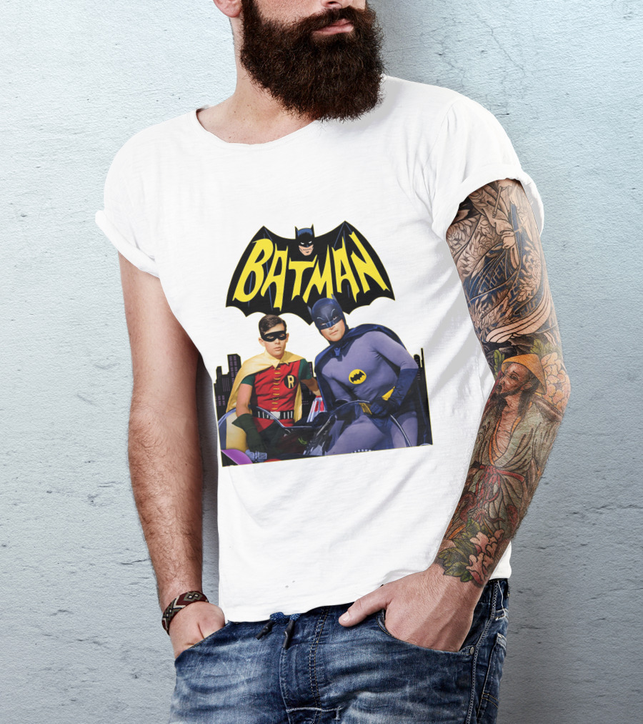 Batman Robin Classic TV Series Duo T-Shirt