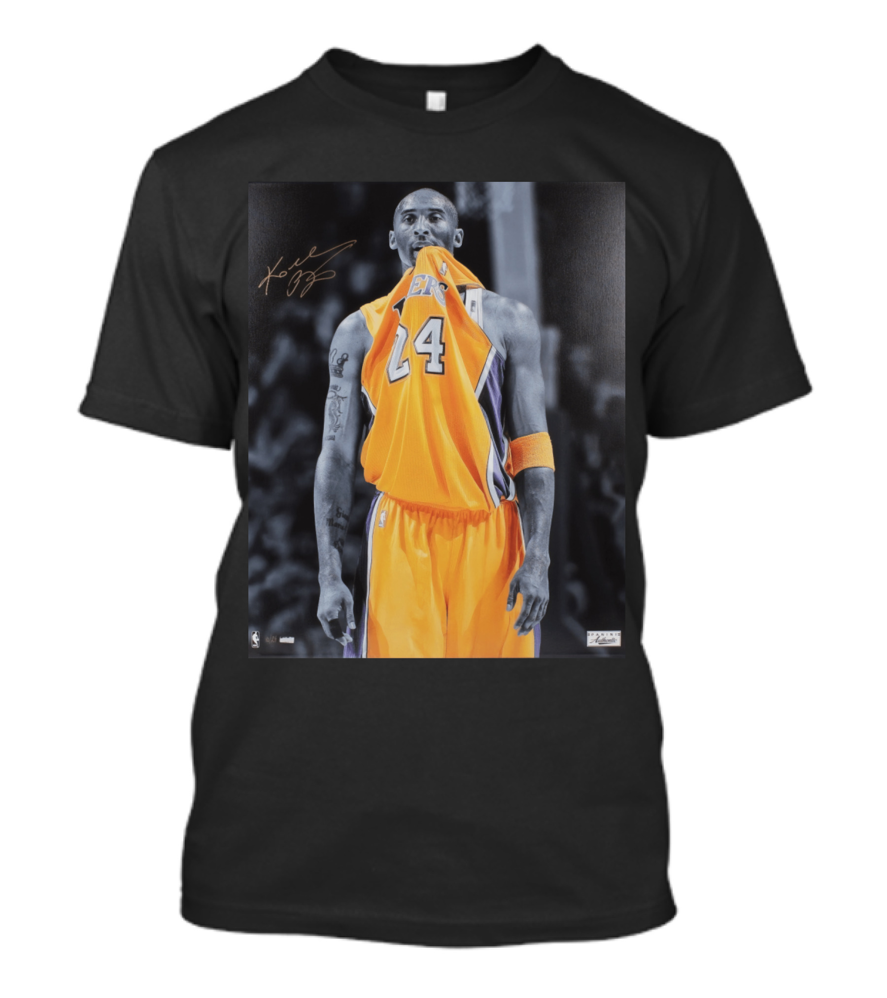 Kobe Bryant Mamba Mentality Lakers Basketball Icon 24 Signature T-Shirt