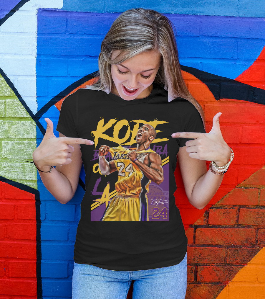 Kobe Bryant Black Mamba Los Angeles Lakers 24 T-Shirt