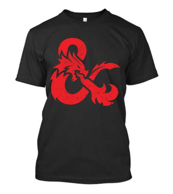 Dungeons And Dragons Iconic Ampersand Dragon T-Shirt