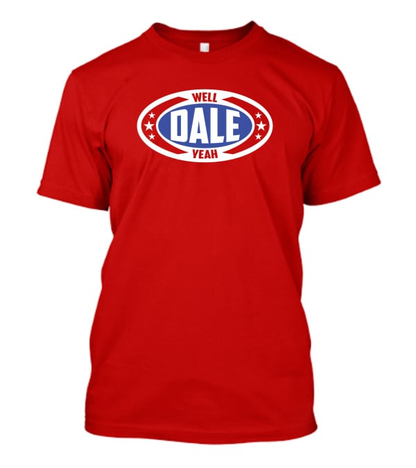 Dale Brisbys Rodeo Time Well Dale Yeah Stars Badge T-Shirt