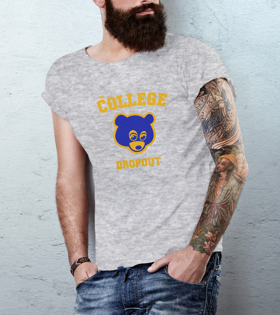 Kanye West The College Dropout Bear Andrew Barber T-Shirt