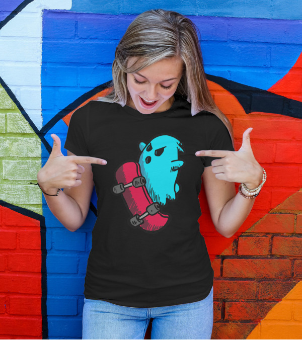 Radical Ghost Riding Skateboard T-Shirt