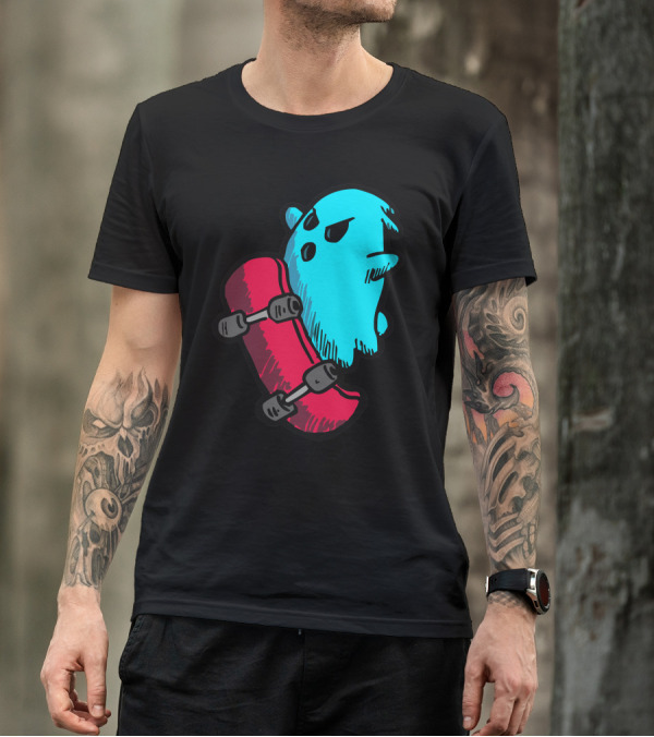 Radical Ghost Riding Skateboard T-Shirt