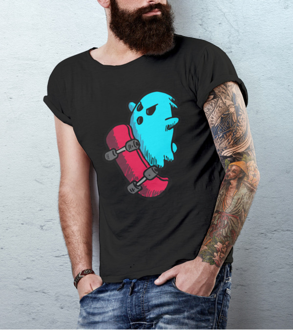 Radical Ghost Riding Skateboard T-Shirt
