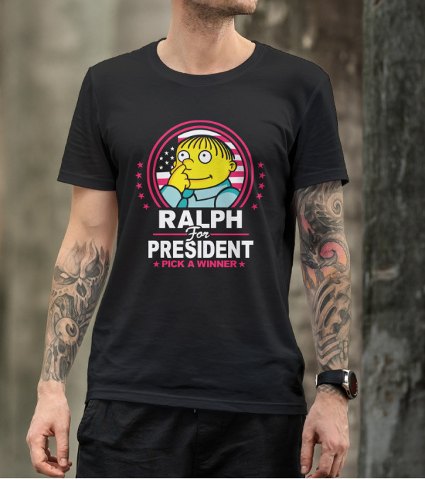 Ralph For President Pick A Winner American Flag Stars T-Shirt