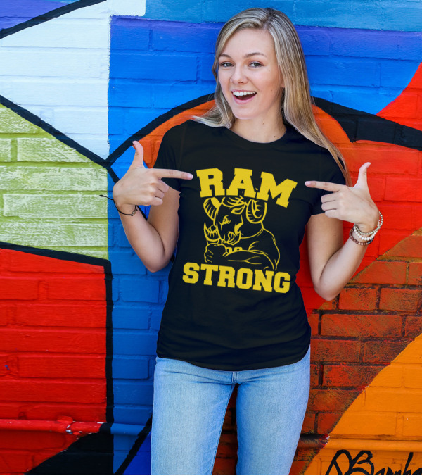 RAM STRONG Power Symbol Bold Ram T-Shirt