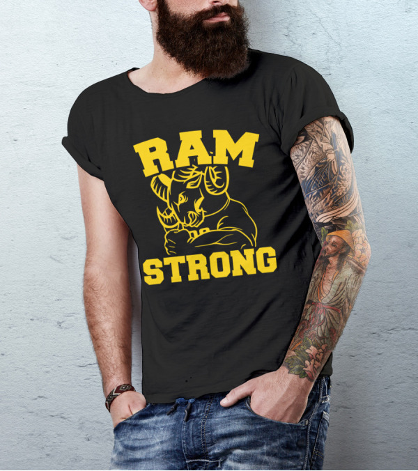 RAM STRONG Power Symbol Bold Ram T-Shirt