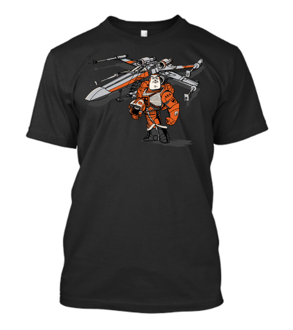 Rebel Lightyear X-Wing Pilot Space Crossover Mashup T-Shirt