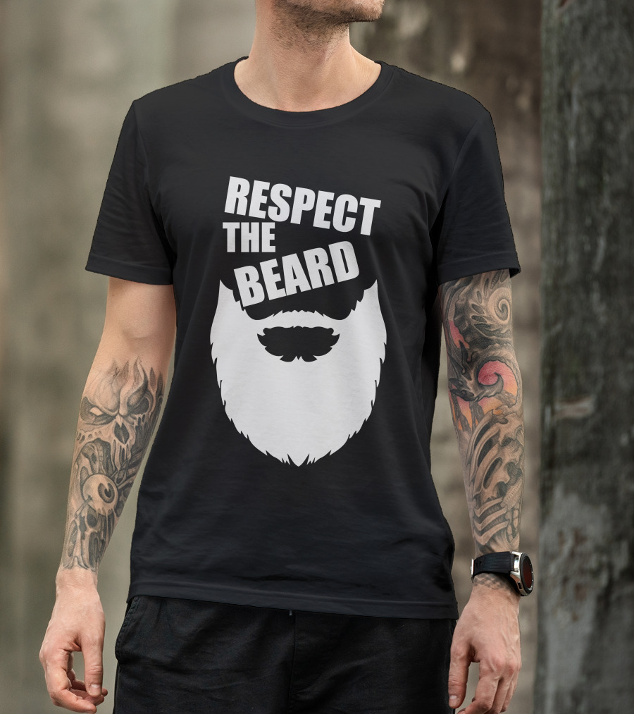 Respect The Beard Graphic T-Shirt