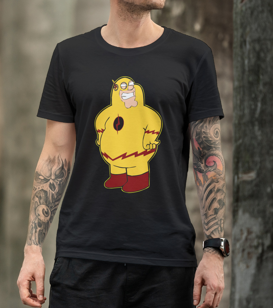 Reverse Flash Peter Griffin Crossover Character T-Shirt