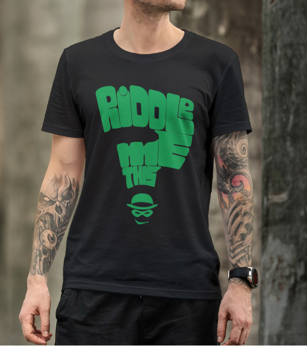 Riddle Me This Question Mark Mask T-Shirt