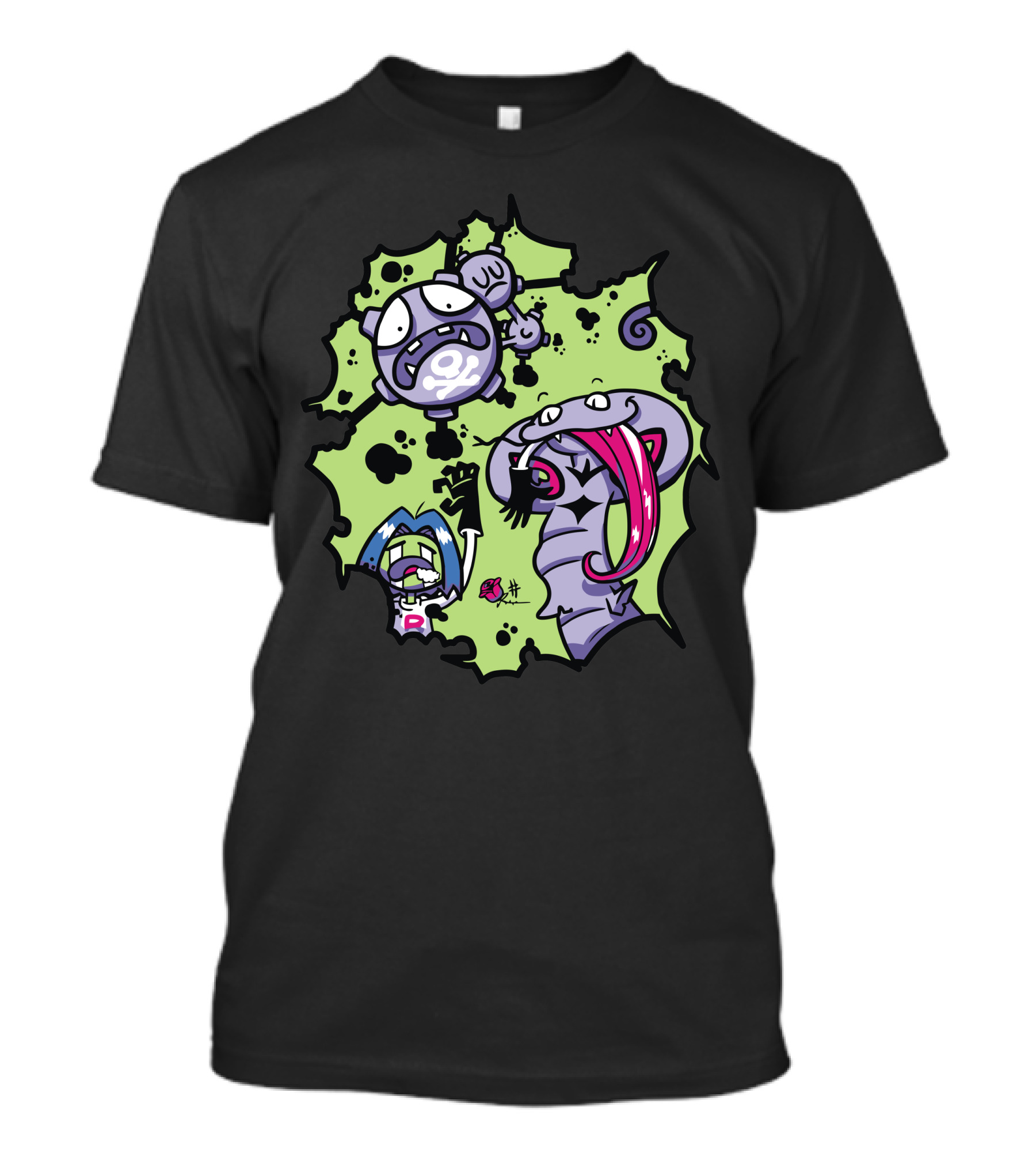 Team Rocket Wobbuffet Arbok Comic T-Shirt