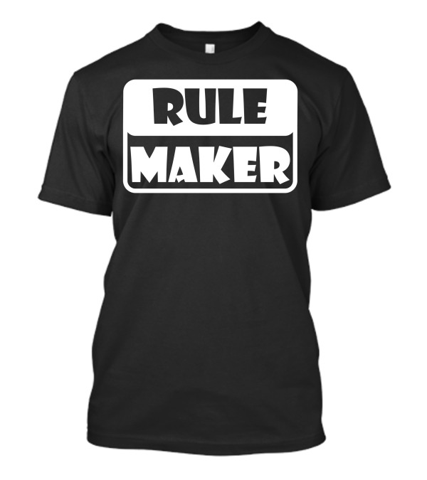 RULE MAKER Bold Text Block Highlight T-Shirt