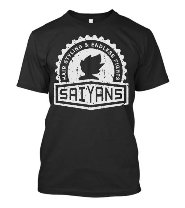 Saiyans Hair Styling And Endless Fights Crest T-Shirt