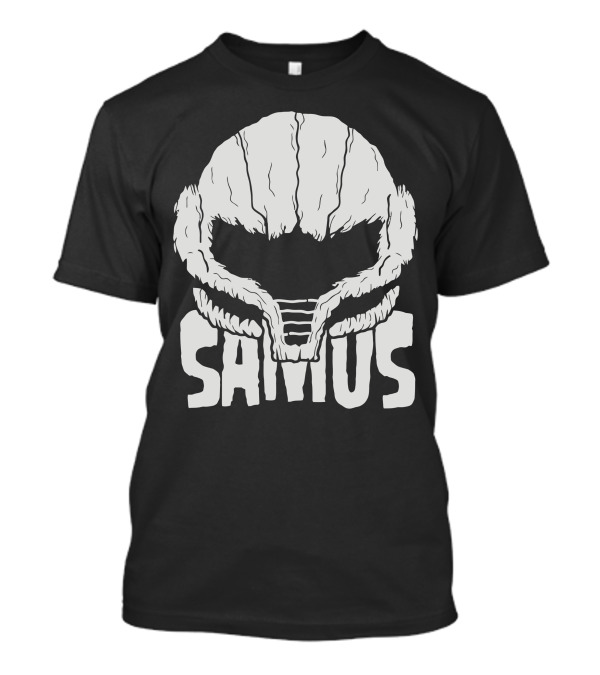 Samhain Samus Helmet Pumpkin T-Shirt