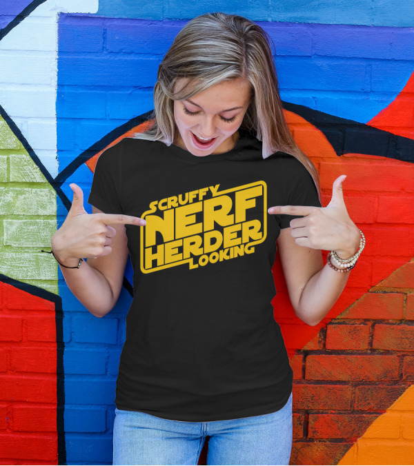 Scruffy Looking Nerf Herder Star Wars Reference T-Shirt