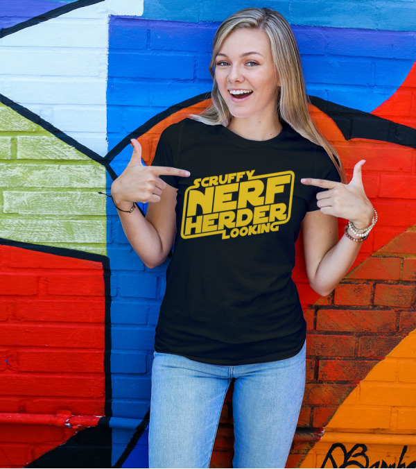 Scruffy Looking Nerf Herder Star Wars Reference T-Shirt