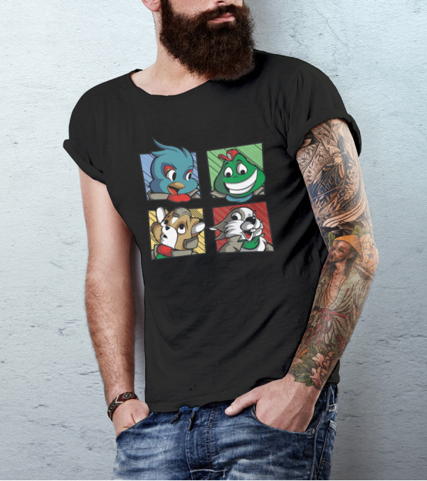 Sector Xd Star Animal Quartet T-Shirt