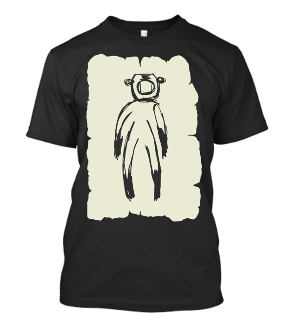 Shade Astronaut Bear Sketch T-Shirt