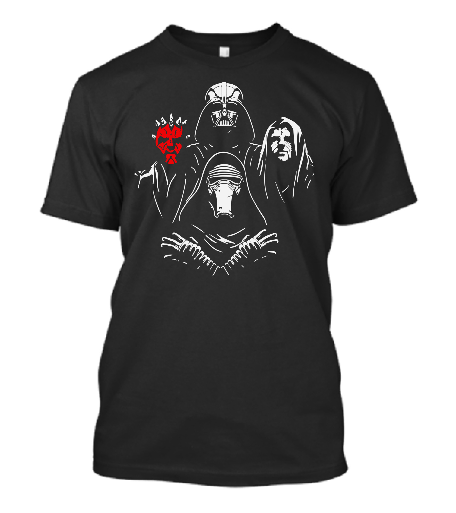 The Dark Side Darth Vader Kylo Ren Darth Maul Sith Lords T-Shirt