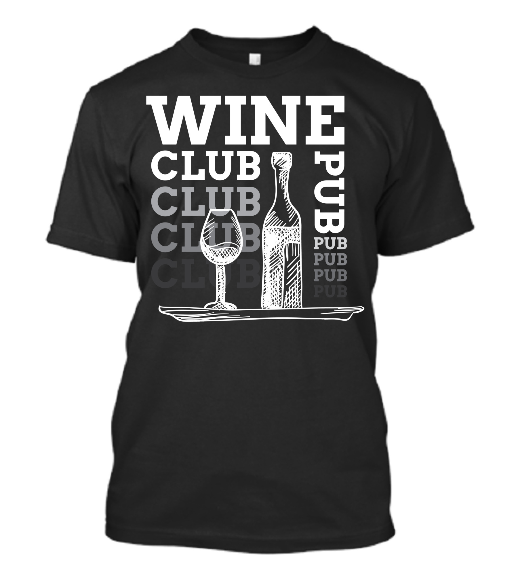 Wine Club Pub Reflections T-Shirt