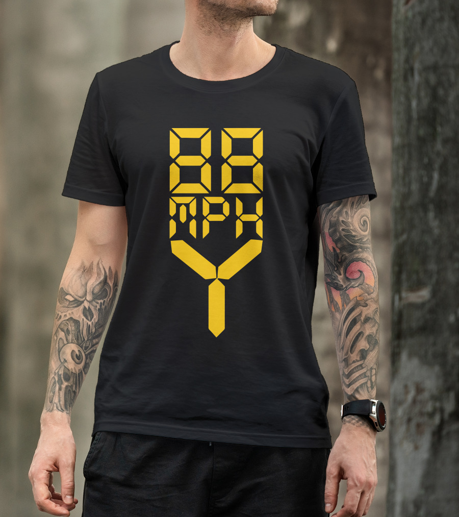 88Mph Flux Capacitor Digital Display T-Shirt