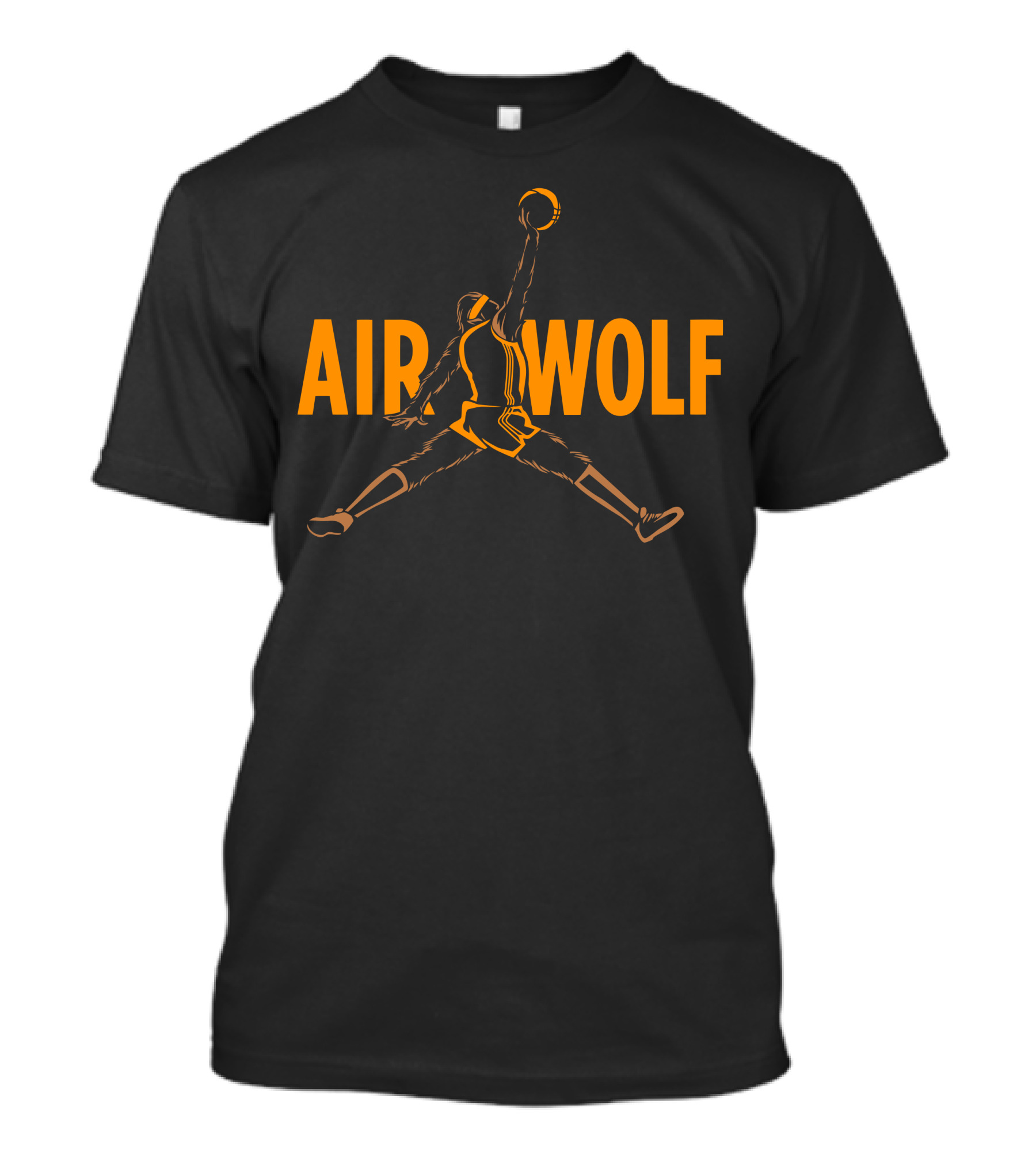 Air Wolf Basketball Jump T-Shirt