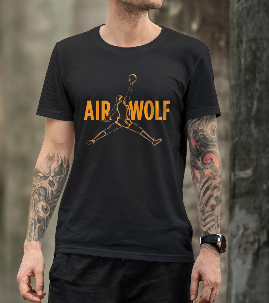 Air Wolf Basketball Jump T-Shirt