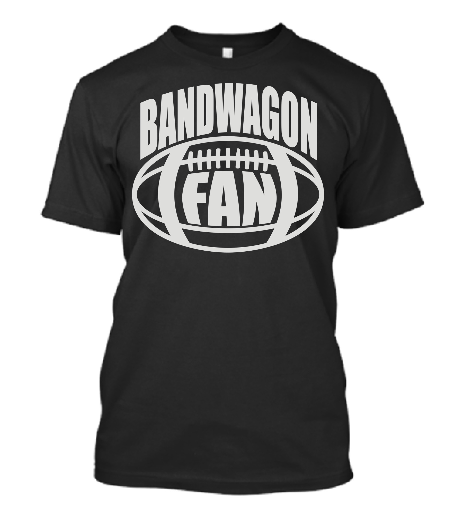 Bandwagon Fan Football Oval T-Shirt