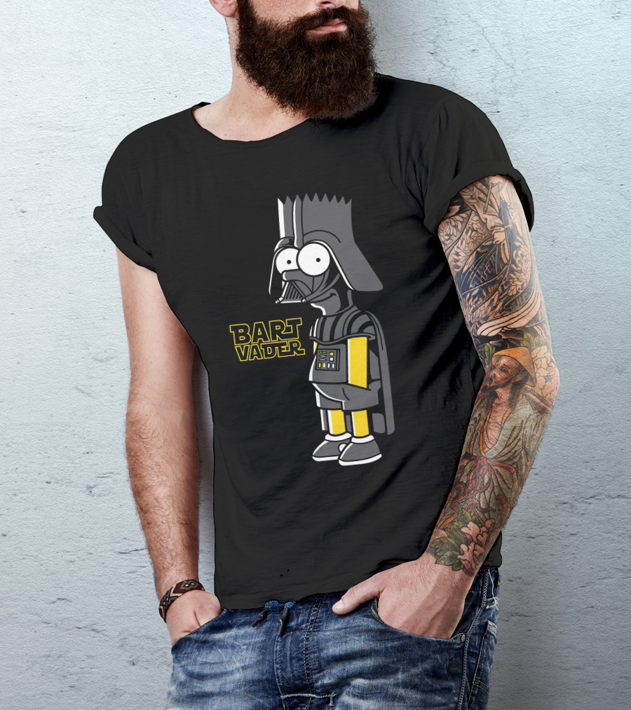 Bart Vader Star Wars Simpson Mashup T-Shirt
