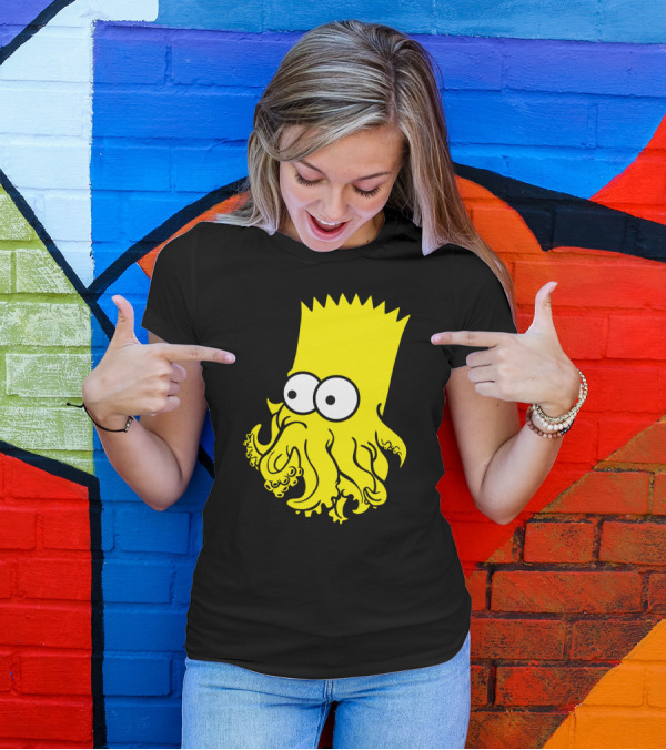 Barthulhu Cthulhu Bart Mashup T-Shirt